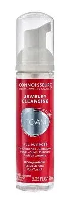 CONNOISSEURS All-Purpose Jewelry Cleansing Foam, Quick and Easy Jewelry Cleaner Solution