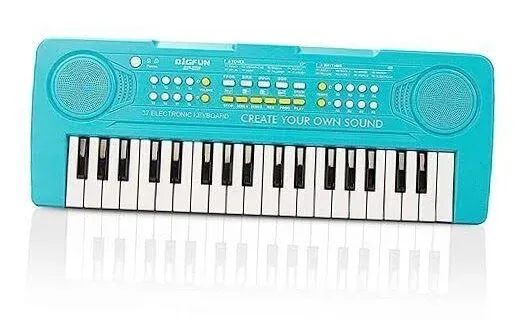  Kid Keyboard Piano - 37 Keys Keyboard Piano Kids Multifunction Music 320Blue