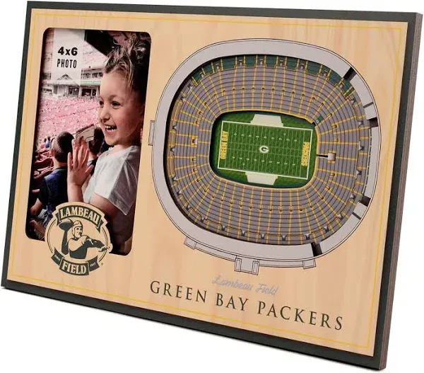 YouTheFan NFL Green Bay Packers 3D StadiumViews Picture Frame