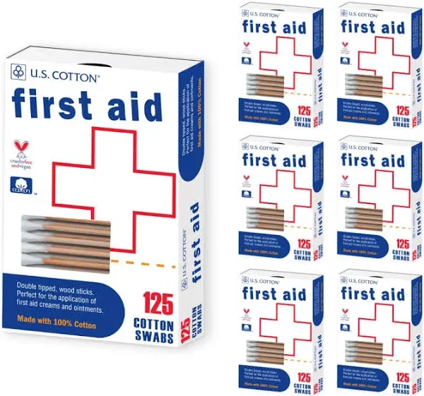 First Aid Cotton Swabs