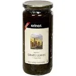 Krinos Grape Leaves in Vinegar Brine, 16 oz, (Pack of 6)