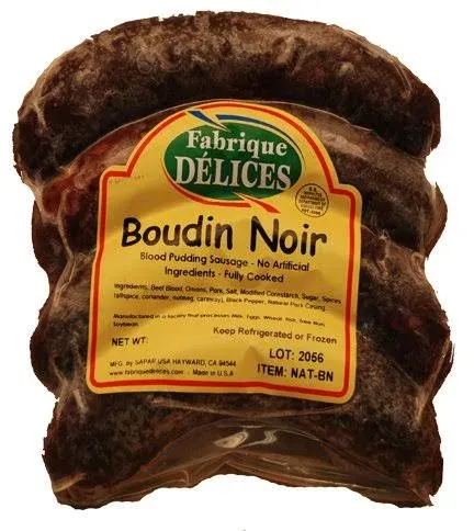 Boudin Noir Blood Pudding Sausage