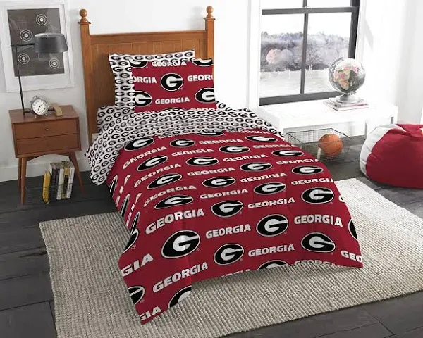 Northwest Georgia Bulldogs 5 Piece Twin Bed in Bag Set