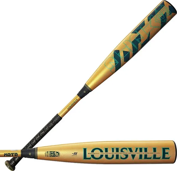 New Louisville Slugger Meta USSSA 2024 Senior League Bat 30/25 (-5) Gold/Black