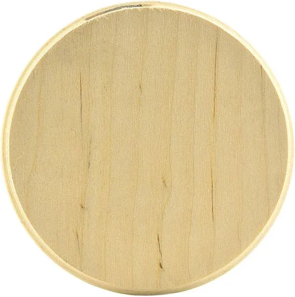 Walnut Hollow Baltic Birch Plywood Plaques circle 0.38 in. x 4.50 in. 