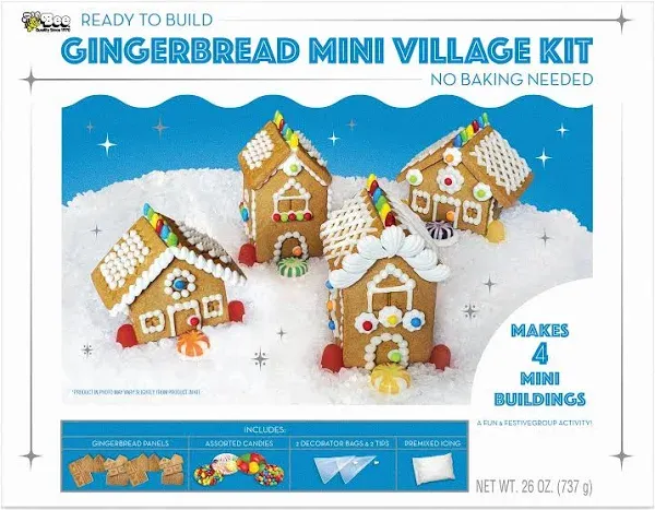 Bee International Mini Village Gingerbread House Kit