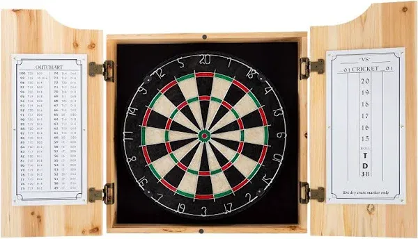 Trademark Games Dart Cabinet Set