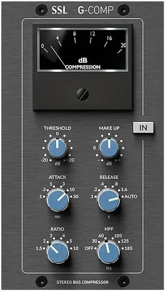 SSL G Comp 500 Series Stereo Bus Compressor Processor