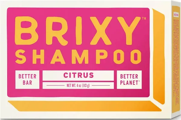 Shampoo Bar Citrus 4 Oz By Brixy