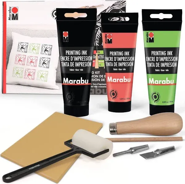 Marabu Block Printing Kit