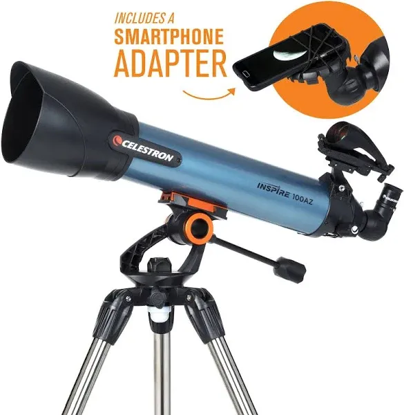 Celestron Inspire 100AZ Refractor Telescope