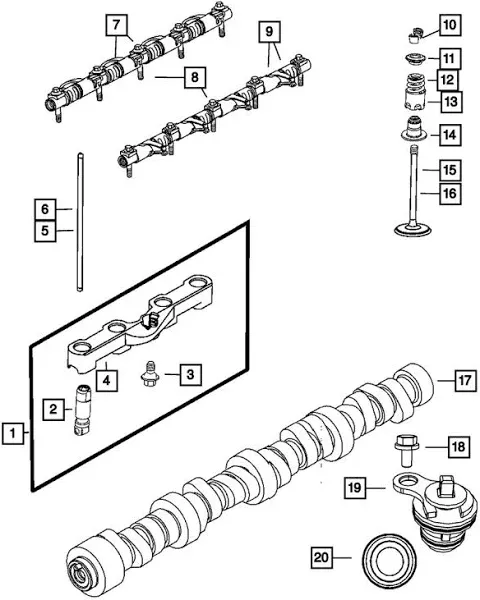 Mopar Valve Tappet - 5038784AD