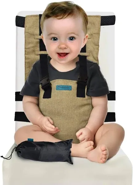 Baby Portable High Chair Travel Booster Seat with Carry Bag by Vevoza