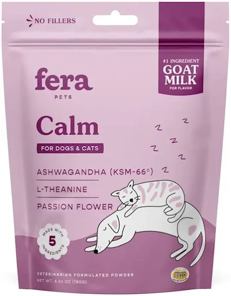 Fera Pet Organics Calm Goat Milk Topper