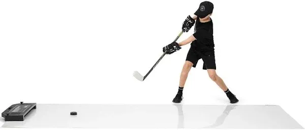 Better Hockey Extreme Passing Kit Pro XL - Great Training Aid for Shooting, Stickhandling and One Timers - Extra Large Shooting Pad with Puck Rebounder - Simulates The Feel of Real Ice