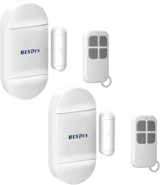 Door Alarm When Opened for Home with Remote, 130dB Wireless Windows Alarm Sen...