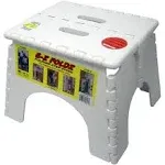 E-Z Foldz Step Stool, 9", White