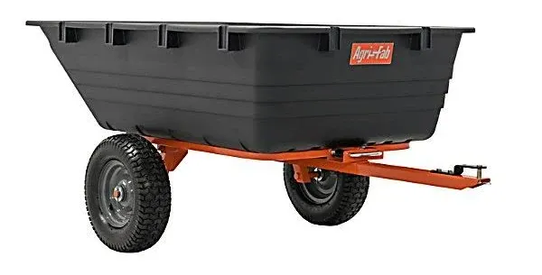 Agri-Fab Poly Swiveling/Dump Cart, 1000-Pound