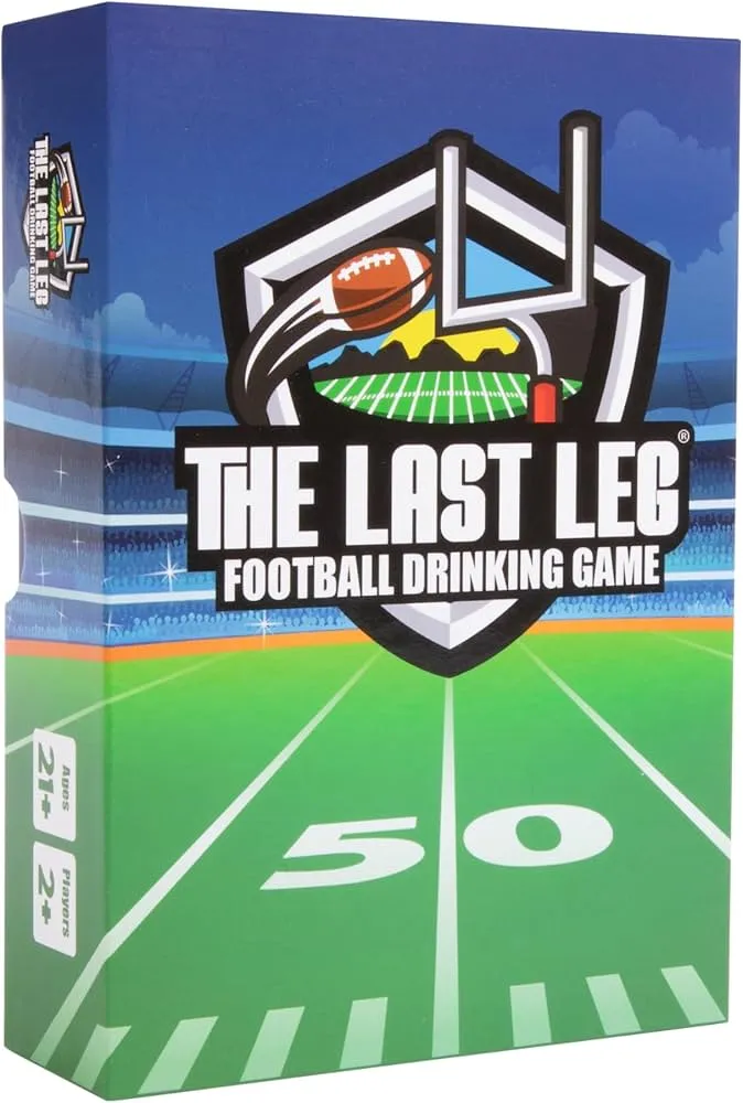 Beer Pressure The Last Leg - Live Football Drinking Game. Perfect for Game Days, Tailgates, Parties, and Pre Games.