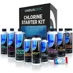 Hot Tub Chemicals Starter Kit - Chlorine Spa Starter Kit Chemicals for Hot Tub - Convenient Hot Tub Starter Kit & ph Control Kit - Effective Chlorine pH Balancer & Inflatable Hot Tub Chemical Kit