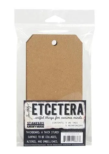 Tim Holtz #8 Tag - Premium Crafting Essential for All Creatives