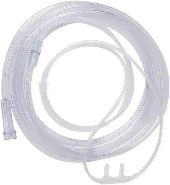 Medline Adult Soft-Touch Nasal Cannula with 7' Tubing and Universal Connectors