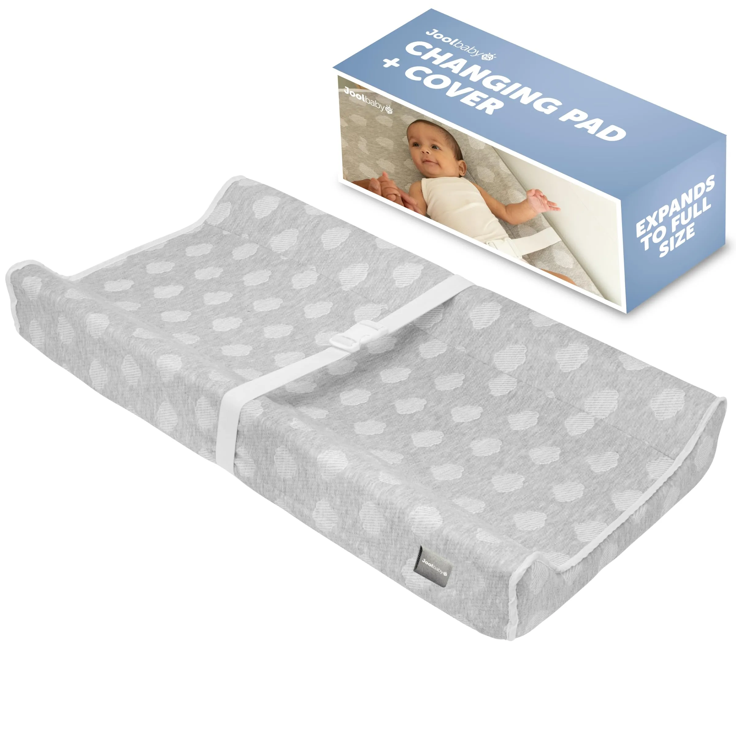 Jool Baby Wave Soft Changing Pad with Washable Cover