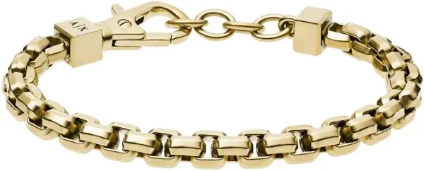 Armani Exchange Men's Stainless Steel Chain Bracelet