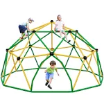 Merax 12ft Climbing Dome, Outdoor Geometric Dome Climber Play Center for Kids 3-10 Supporting 1000 lbs, Easy Assembly Jungle Gym