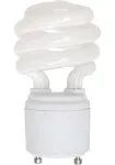 KOR 4 Pack Spiral CFL Fluorescent 13W =60W Twist and Lock GU24 3500K Neutral White