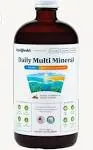 LIQUIDHEALTH Daily Multi Mineral Liquid Supplement with Fulvic Acid, Plant Based Ionic Aquamin Sea Trace Ocean Minerals - Immune Support, Energy, Gut Health, Detox - Vegetarian, Sugar-Free (32 oz)