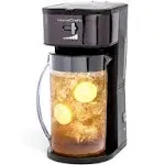 Homecraft Hcit3bs 3-Quart Black Stainless Steel Caf' Ice Iced Coffee and Tea Brewing System