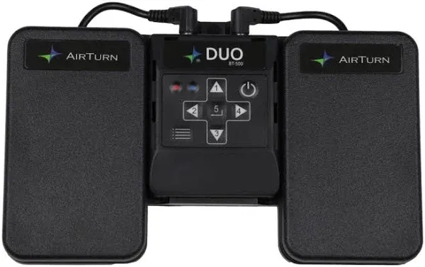 AirTurn DUO500 Silent Bluetooth Pedal Page Turner &amp; App Controller FREE SHIPPING