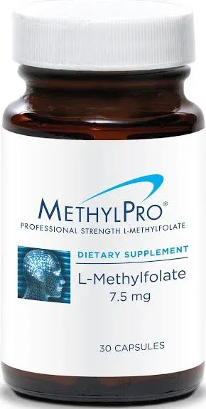 MethylPro L-Methylfolate 7.5 mg Folate Supplement (90 Capsules) New