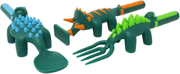 Constructive Eating Dino Utensils Set of 3