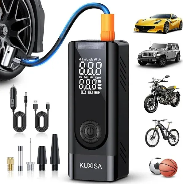 KUXISA Tire Inflator Portable Air Compressor