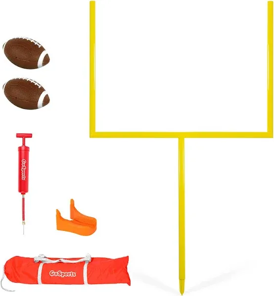 GoSports Football Field Goal Post - 6 or 8 ft Backyard Football Game