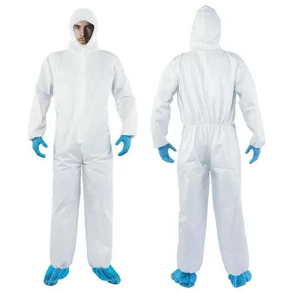 Yiber Hazmat Suits 7 Sizes Specifications