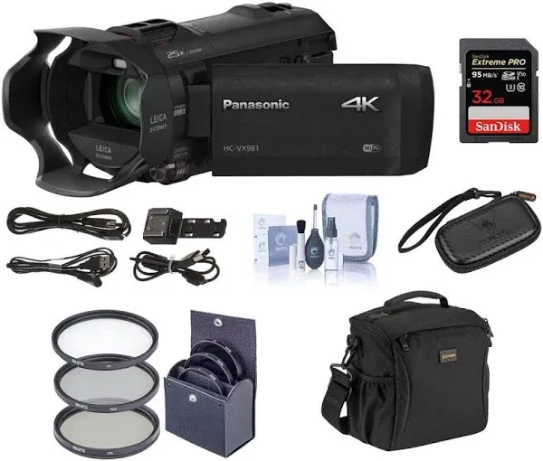 Panasonic HC-VX981K 4K Ultra HD Camcorder