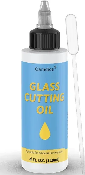 Glass Cutting Oil with Precision Application Top - 4 oz