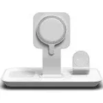 Mophie 3-in-1 Stand for MagSafe Charger - Simultaneous Charging for iPhone,