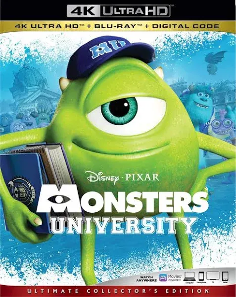 Monsters University [New 4K UHD Blu-ray] With Blu-Ray, 4K Mastering, Collector