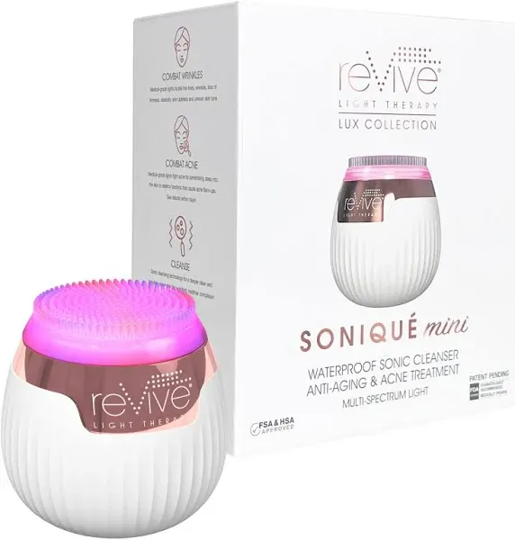 HSA-Eligible | Revive Light Therapy Lux Sonique Mini Sonic Cleansing Device