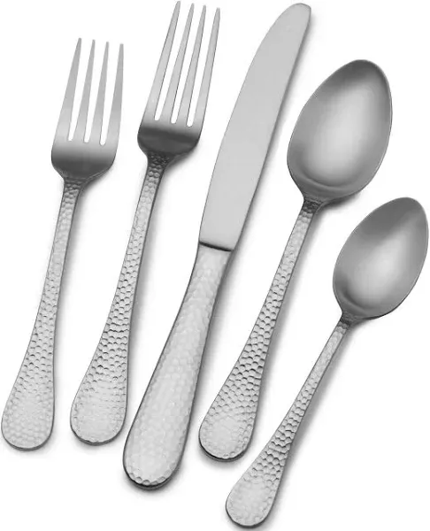 Wallace Home Satin Brooklyn 20 Pc Flatware Set 18.0