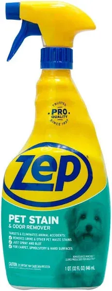 Zep Pet Stain and Odor Remover 32 Ounce Zupetodr32