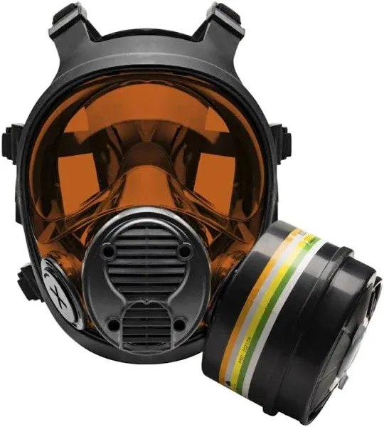 NB-100 Tactical Gas Mask - Full Face Respirator with 40mm N-B-1 Defense Filter