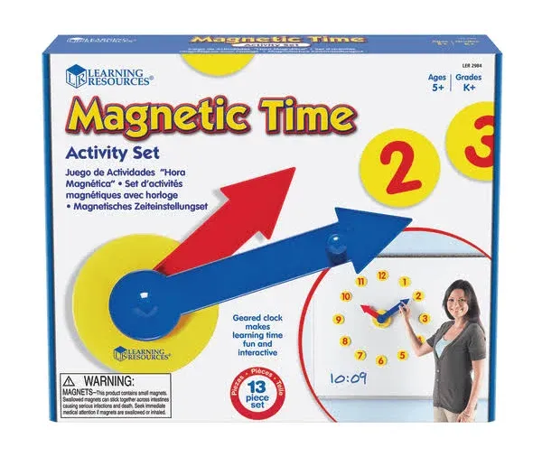 Learning Resources Magnetic Time Activity Set