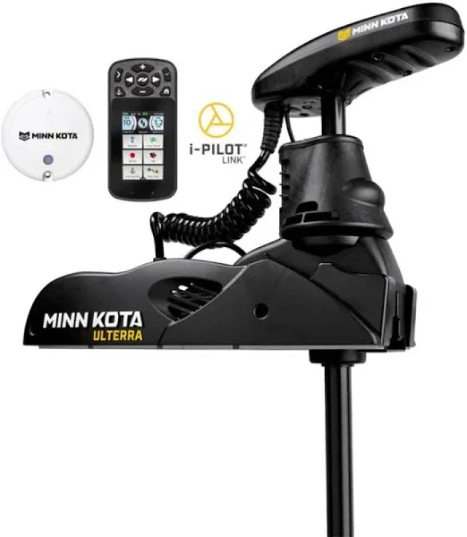 Minn Kota Ulterra Freshwater Electric-Steer Bow-Mount Trolling Motor with Universal Sonar 2 & i-Pilot GPS, 80 lbs Thrust