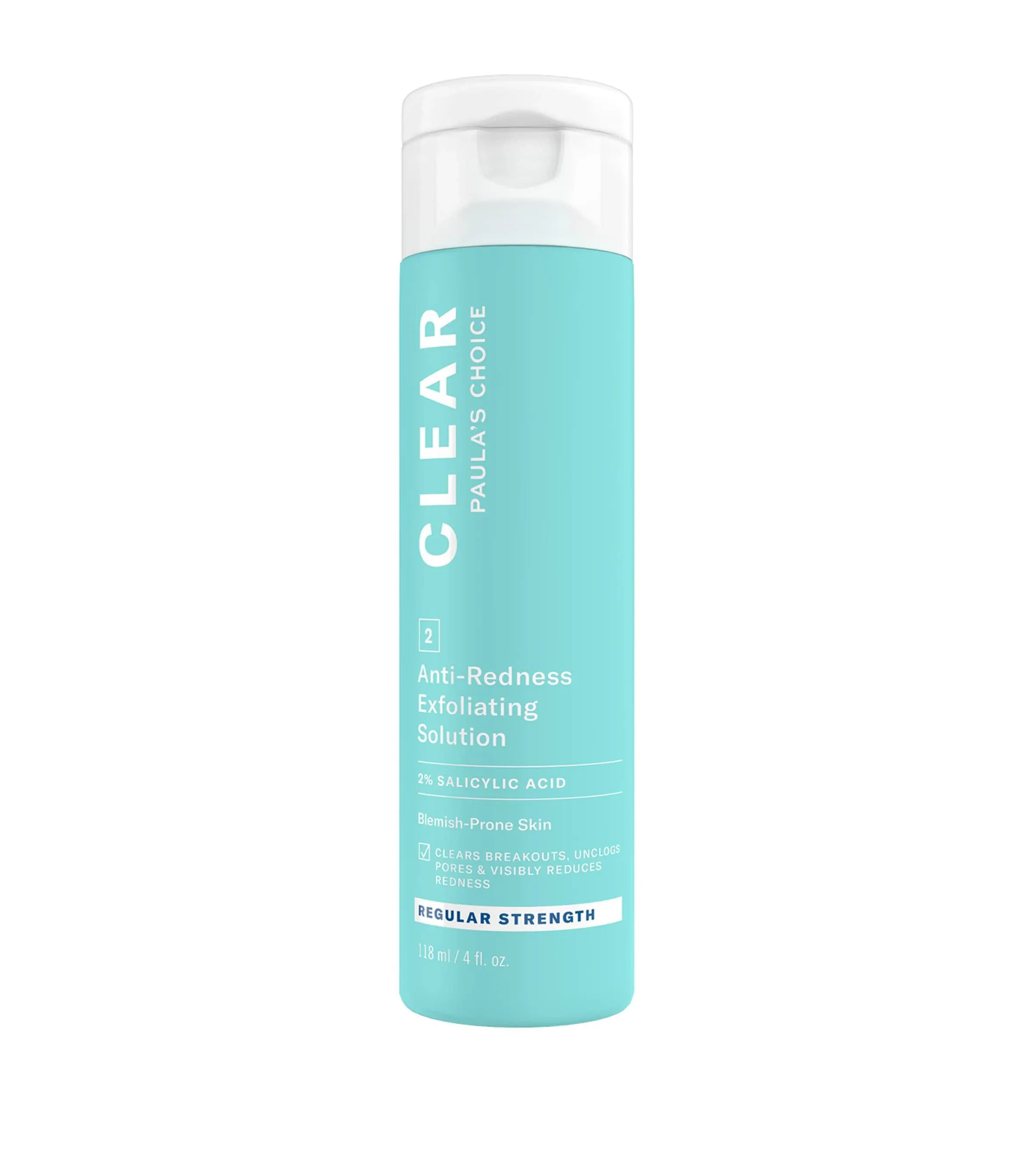 Paula's Choice Clear Regular Strength Anti-Redness Exfoliating Solution with 2% Salicylic Acid (118ml)