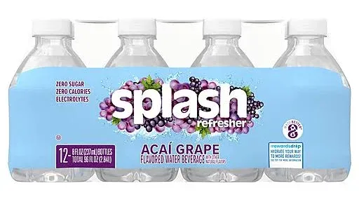 Splash Refresher Acai Grape Flavored Water